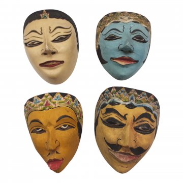 Wandmaske, Asiatisch/Afrikanisch/Arabisch, Vintage, Diverse