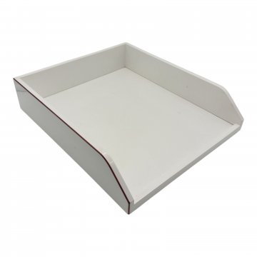 Briefkorb &quot;Tang&quot; DIN A4, hochglanz, weiß GIFT COMPANY