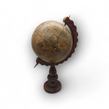 Globus, alt, Holzfuss, 40cmØ