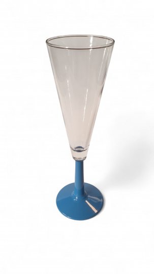 Sektglas, POPART, blau, h: 21 cm