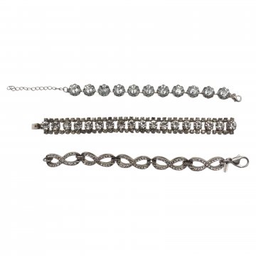 Armband, aufwändig, Strass/Gold/silber etc divers