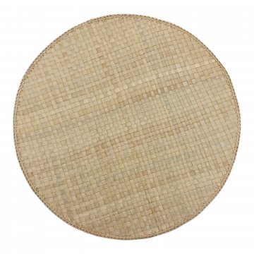 Tischset, Ø 40cm, farbig, Bast