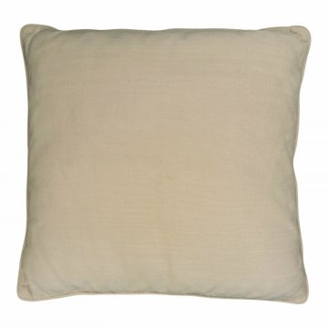 Kissen 70x70cm, naturfarben, rundum Paspel, Baumwolle