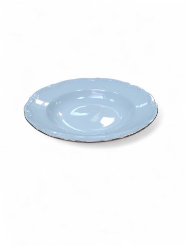 Suppenteller MARIA, weiß, Goldrand , tiefer Teller,D 22 cm