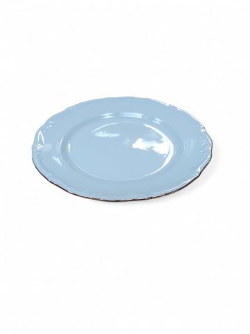 Speiseteller MARIA, weiß, mit Goldrand, Teller, D 22 cm