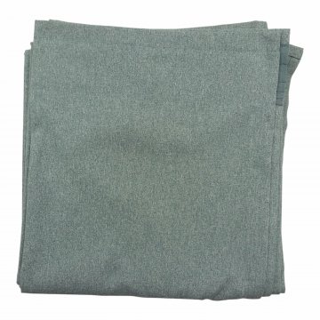 Vorhang H300xB145, grün/grau meliert, Polyester, mit verdeckten Schlaufen