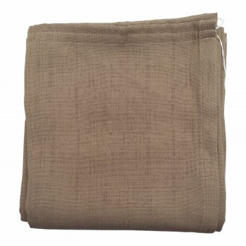 Vorhang H300xB270, greige, Kunstfaster mit Struktur, mit Gardienenband