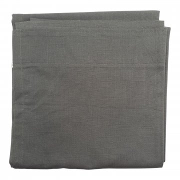 Vorhang H300xB140, anthrazit, Baumwolle mit lverdicktem Faden, Karoeffekt, mit Gardienenband