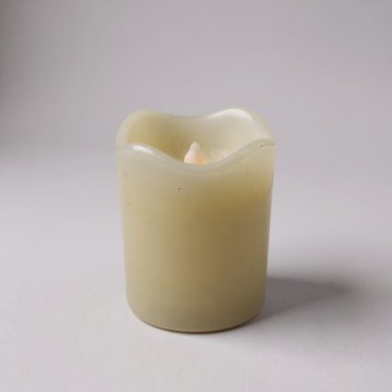 Kerze, elektrisch aus Paraffin, ca 9 cm, ⌀7 cm