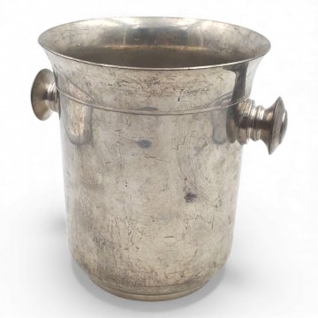 Sektkübel ETAINS DU MANOIR, Zinn glatt, 2 Griffe, H23x ø20