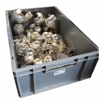 Kiste Weihnachtskugeln, divers M