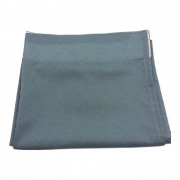 Vorhang H265xB140, taubenblau, leicht transparent, Mischgewebe, mit Gardienenband