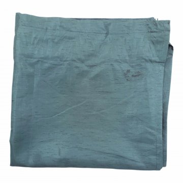 Vorhang H300xB145, petrol, glänzender Polyester mit leichter Strukturwebung, Gardinenband