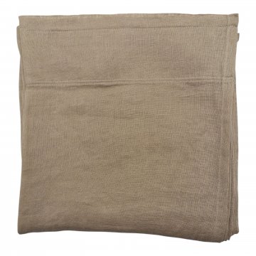 Vorhang H300xB140, beige, leichter Leinen mit Gardienenband