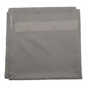 Vorhang H300xB145, grau, Mischgewebe mit Gardienenband