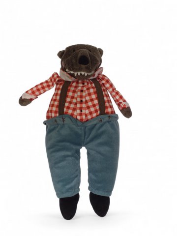 Plüschtier BÄR, Kuscheltier, braun, L 45cm, B 20cm