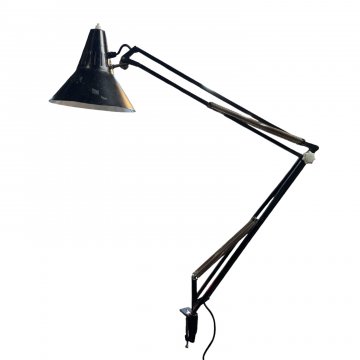 Schreibtischklemmlampe, schwarz
