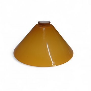 Kegelschirm, D25cm honig Opalglas, mGr. 6cm, BML