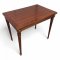 Beistelltisch, engl., Mahagoni, kannelierte Beine, Messingfüßchen, 60x40x51cm