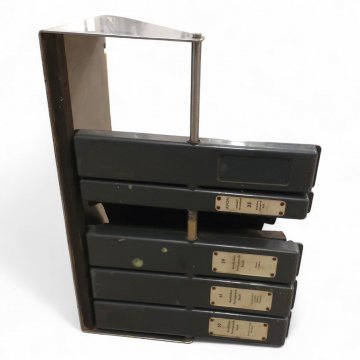 Telefonbuchhalter, für Telefonzelle, 5 Bücher, klappbar