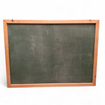 Kreidetafel, Bucherahmen, Fläche beidseitig grün, 110x80
