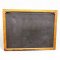 Kreidetafel, Holzrahmen braun lackiert, Schreibfläche beidseitig schwarz, 130x100