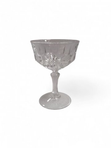 Glas, Sherryglas, Schalenform, mit Tropfenumrandung