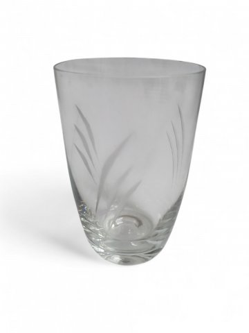 Glas, Saftglas, SEVENTIES, Klarglas, mit Gravur