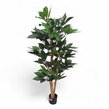 Kunstpflanze,SCHEFFLERA, 4 Stämme mit verzweigung und Sternförmigen Blättern, H ca. 150cm