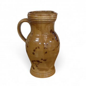 Krug Henkelkrug, braun, leicht gesprenkelt, 30H