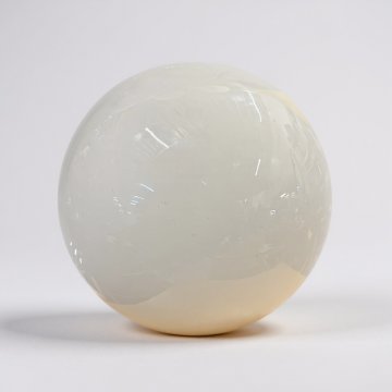 Lampenschirm, Glaskugel, weiß , Ø 25 cm