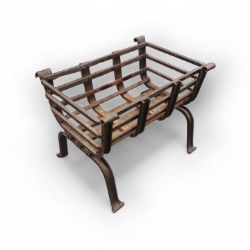 Kaminwiege Schmiedeeisen halbrund