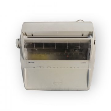 Schreibmaschine, Elektrisch, hellgrau, Kunststoff, Brother AX-310