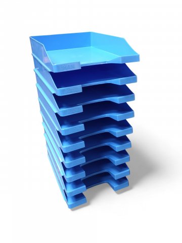 Ablageschale HAN,blau,Kunststoff, A4