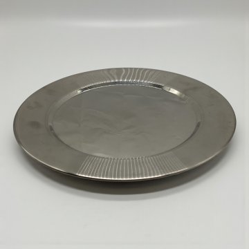 Platzteller, Edelstahl / Chrome, Ø32cm