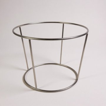 Ständer für Präsentierschale, Edelstahl Chrom