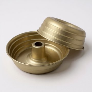 Kuchenform, Gugelhupf, goldfarben ELOX  Ø30cm