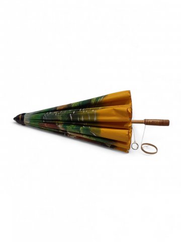 Schirm LAND ,Landschaft, Holz, D 85 cm,L 68 cm 