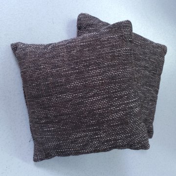 Kissen 40x40 Webart schwarz braun creme 