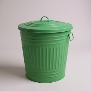 Mülleimer / Mülltonne / Oskartonne,  H: ca. 55cm Ø: 40cm