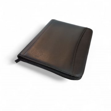 Dokumentenmappe ,Arztmappe,Leder schwarz, m. Reißverschluß, 37 cm x 29 cm