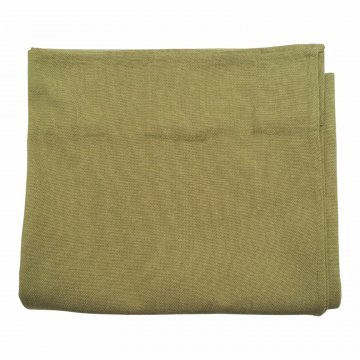 Vorhang H280xB150, hellgrün meliert, feste Baumwolle, verdeckte Schlaufen