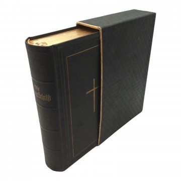 Bibel / Heilige Schrift mit Goldschnitt, im Schuber