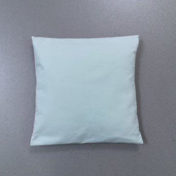 Kissen 38x38 hellblau grün, pastell, ganz feine Panamastruktur