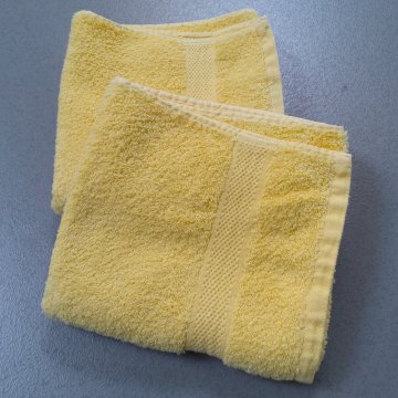 Frotteehandtuch 50x100 gelb
