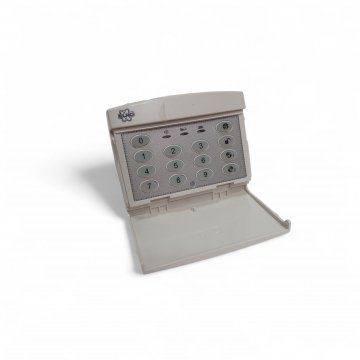 Schließanlage, ELITESS, Codeschloss, Türöffner, beige, grau,schwarz, 11,5 x 9 x 4 cm, Frontblende klappbar, ungeprüft