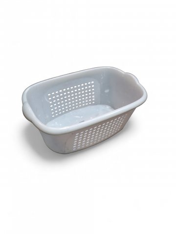 Wäschekorb KIS, Kunststoff weiss, Seiten offen, 67 x 29 x 49cm