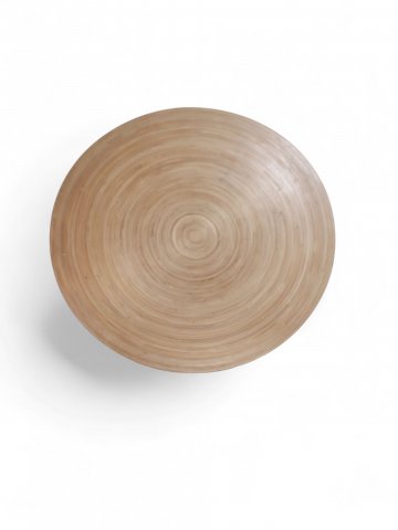 Holzteller ICK, Platzteller , hellbraun glatt , ø 44 cm, H 5cm