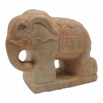 Figur, Elefant, Asiatisch,  Marmor