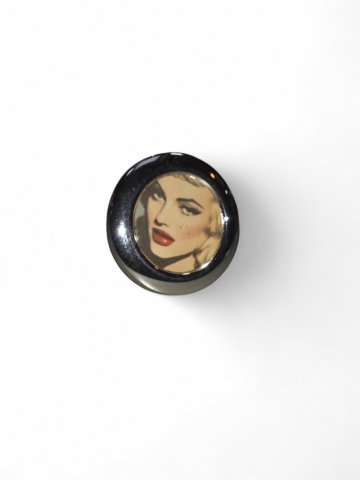 Bilderrahmen KLEIN ,rund,silber, Metall, D 7 cm